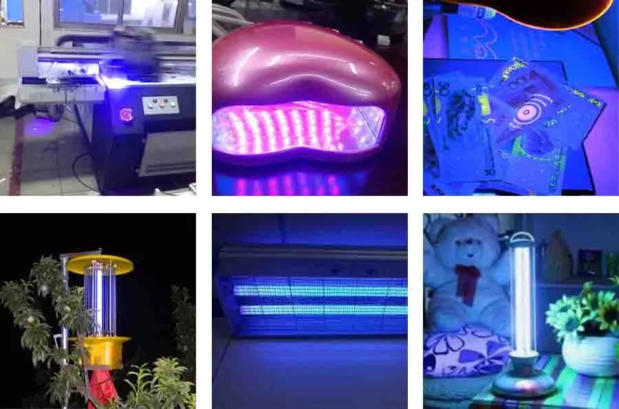 UvA 365nm led 3535 Стеклокерамическая подложка 3w led диод uv led