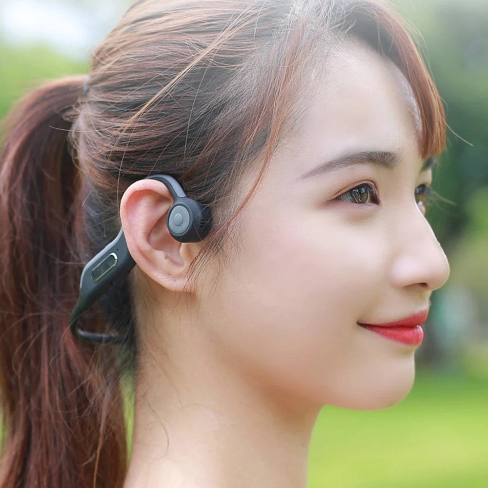 Наушники FDBRO Bluetooth 5 0 новейшая Гарнитура костной проводимости встроенная карта