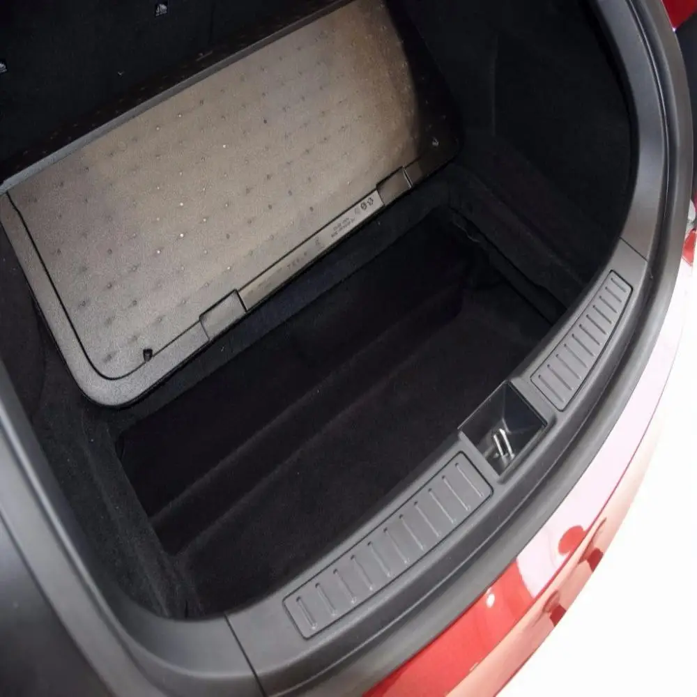 Для Tesla Model S автомобильные стильные аксессуары из нержавеющей стали задний