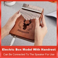 electric box model 17 key 21 key thumb piano kalimba piano for beginners mahogany acacia wood finger piano musical instrument