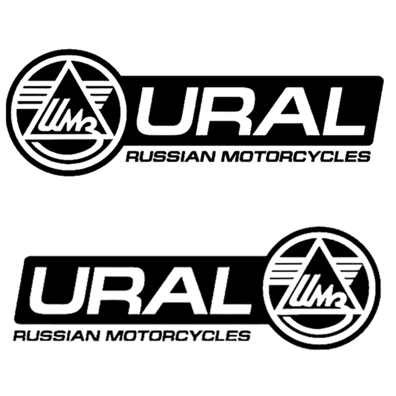 

8*24cm Motorcycles Ural Funny Car Sticker Vinyl Decal Silver/black Car Auto Stickers for Car Bumper Window Car Decoration