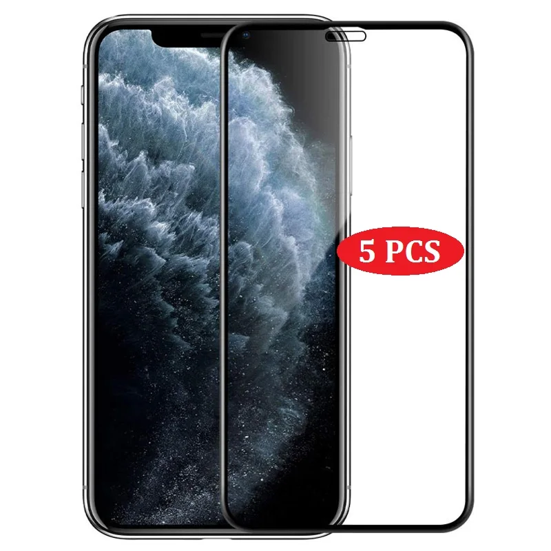

5 шт. закаленное стекло для iPhone X XS Max XR 11 pro max закаленное стекло для iPhone 7 8 6 6s Plus 11 Pro Защитное стекло для экрана