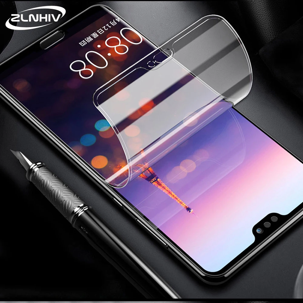 Zlnвич для huawei honor view 10 note Гидрогелевая пленка защиты экрана телефона 8x max 9 lite play
