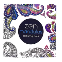 1 pcs new 24 pages mandalas flower coloring book for children adult relieve stress kill time graffiti painting drawing art book