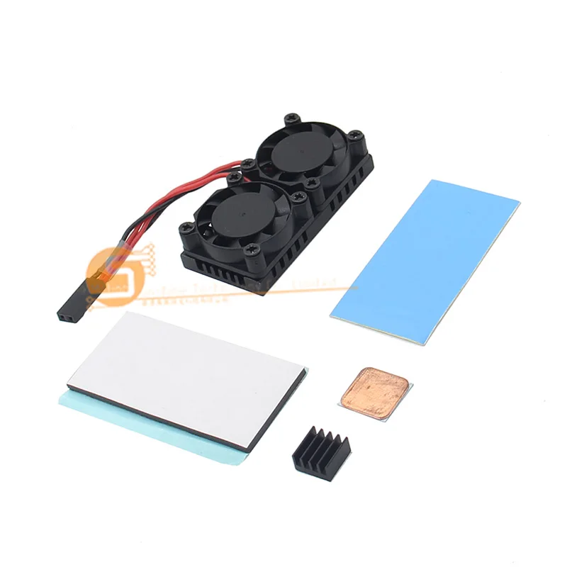 Флюоресцентный модуль системы охлаждения с радиатором для Pi3 B + / NESPi чехол |