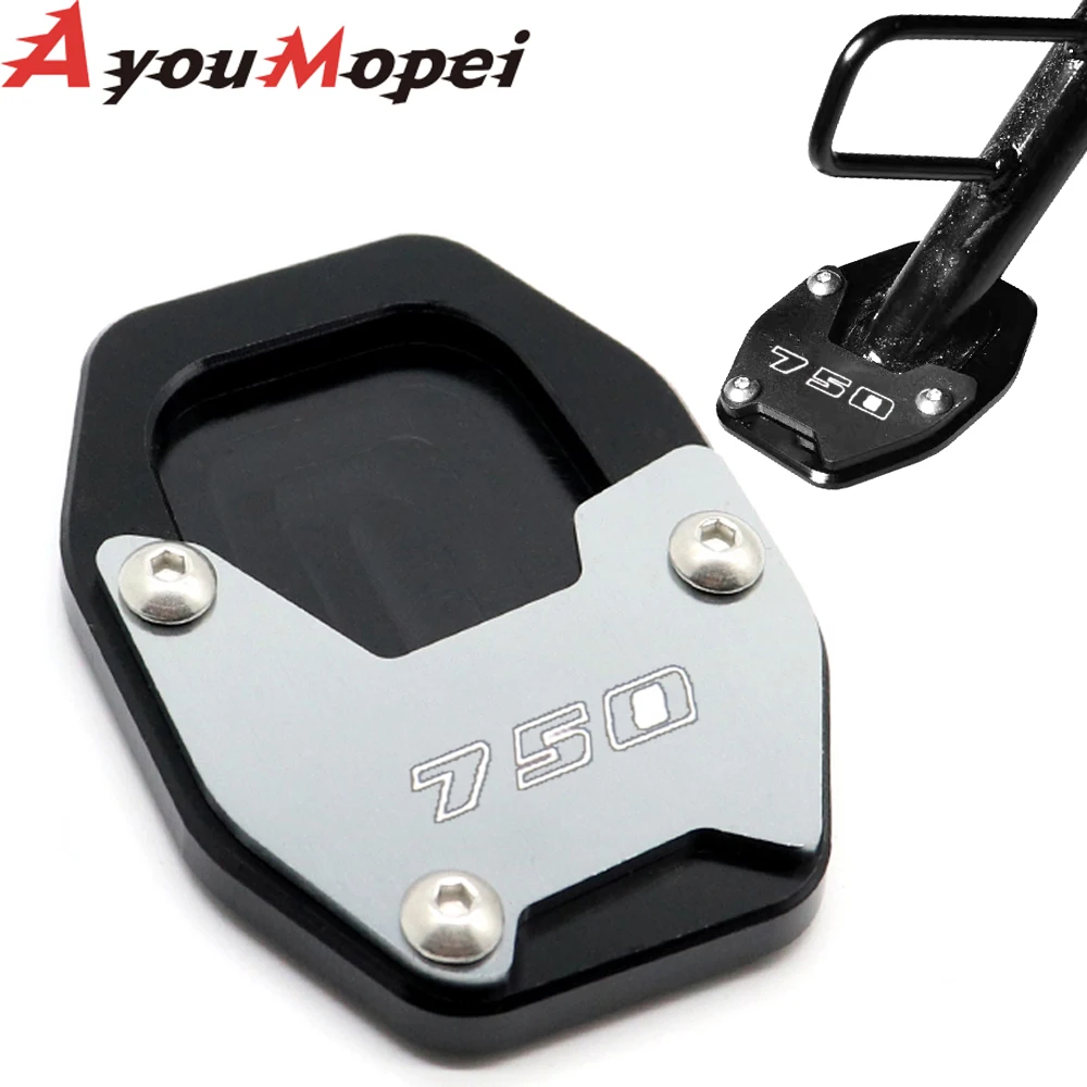 

Motorcycle Aluminum Side Stand Extension Pad Kickstand Enlarge for HONDA Forza 750 Forza750 2021 2020 with Logo Accessories