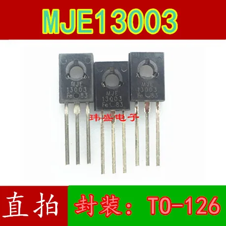 10 шт. MJE13003 13003 TO-126 480V 1.5A | Электронные компоненты и принадлежности