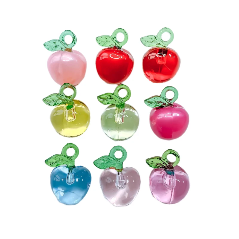 

Acrylic Plastic Eardrop Fruit Earring Accessories Pendant Necklace Charms Jewelry Making Supplies Diy Handmade Material 6pcs