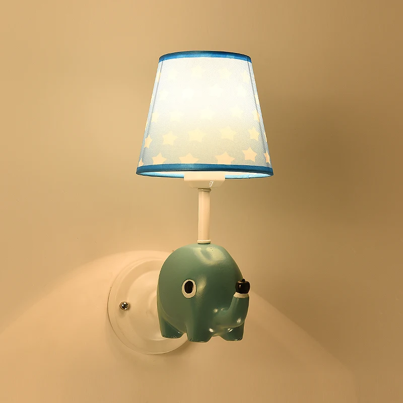 Современные настенные бра с изображением животных из мультфильмов лампа для