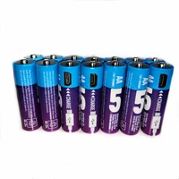 14pcslot new 1 5v aa rechargeable battery 1300mwh usb ni zn rechargeable battery for wireless microphone toys