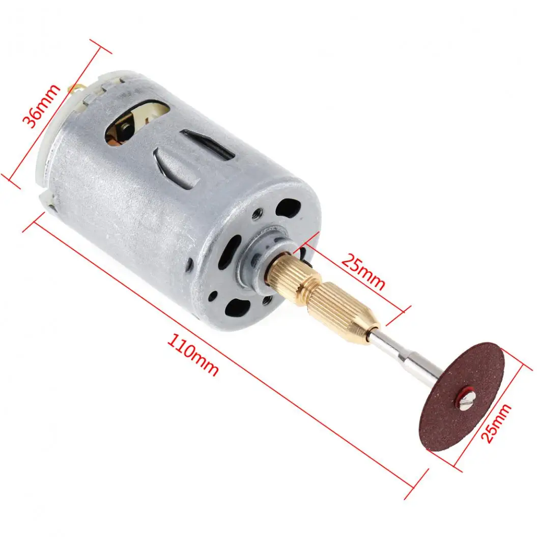 DC 12V 1A Mini 545 Электрический полировщик с мотором режущий станок инструменты 3 175 мм