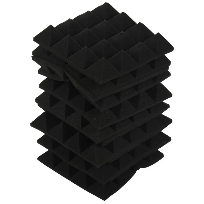 

12 pcs -Soundproofing Foam Sound Absorption Pyramid Studio Treatment Wall Panels
