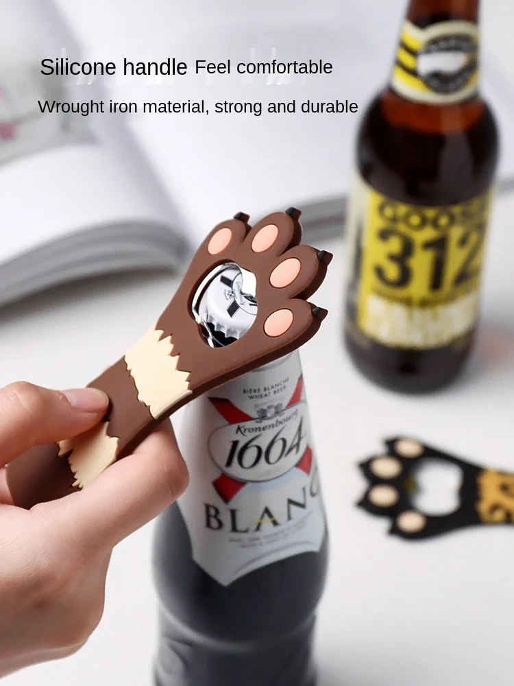 

Cat's Paw Beer Bottle Opener Refridgerator Magnets Beer Bottle Screwdriver Personality Creative Trending Wine Opener Bottle