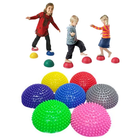 Забавные мячи для занятий физическим фитнесом, уличные спортивные игрушки для детей, детские игровые мячи для занятий йогой, тренировочное оборудование