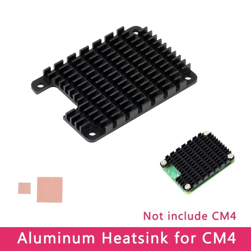 CM4 Dedicated Aluminum Heatsink for Raspberry Pi Compute Module 4 with Thermal Pads | Компьютеры и офис