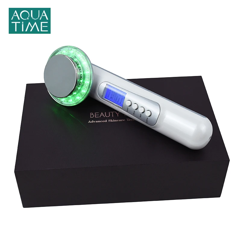 Koop 5 In 1 Ultrasone Afslanken Machine Gezicht Body Massage Apparaat Rood Blauw Groen Licht Therapie Voor Huidverzorging Vormgeven Machine
