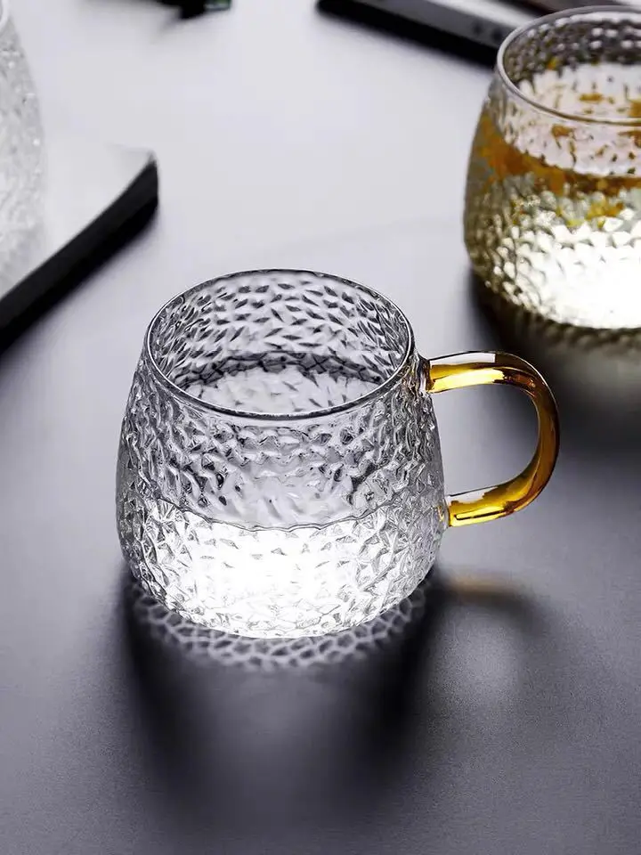 Coffee Glass Mug Hot Drinking Milk Tea Cup Cocktail Crystal Transparent Mugs Handle Drinkware Couple Gifts |