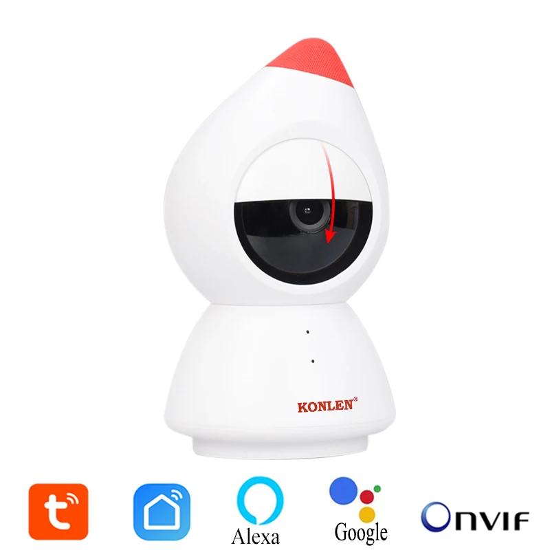 Tuya камера наблюдения IP WIFI детский монитор CCTV PTZ видео защита безопасности 1080P Smart