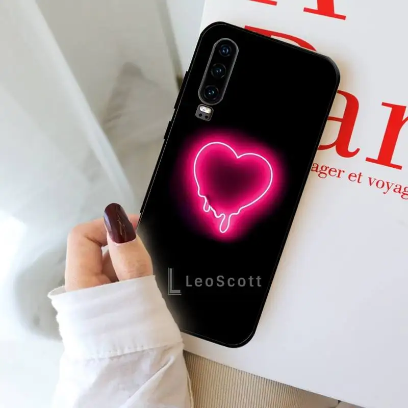 

Black simple crown Phone Case For Huawei Y5 Y6 II Y7 Y9 PRIME 2018 2019 NOVA3E P20 PRO P10 Honor 10