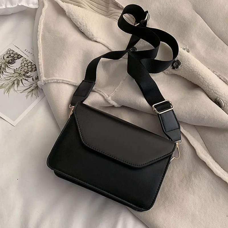 

Fashion Flap Crossbody Bags For Women PU Leather Small Square Bag Clutches Casual Shoulder Messenger Bag Small Handbags