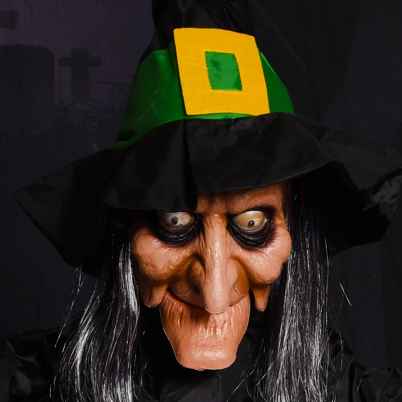 

Halloween Decoration Witch electric female horror Eye luminous halloween decor