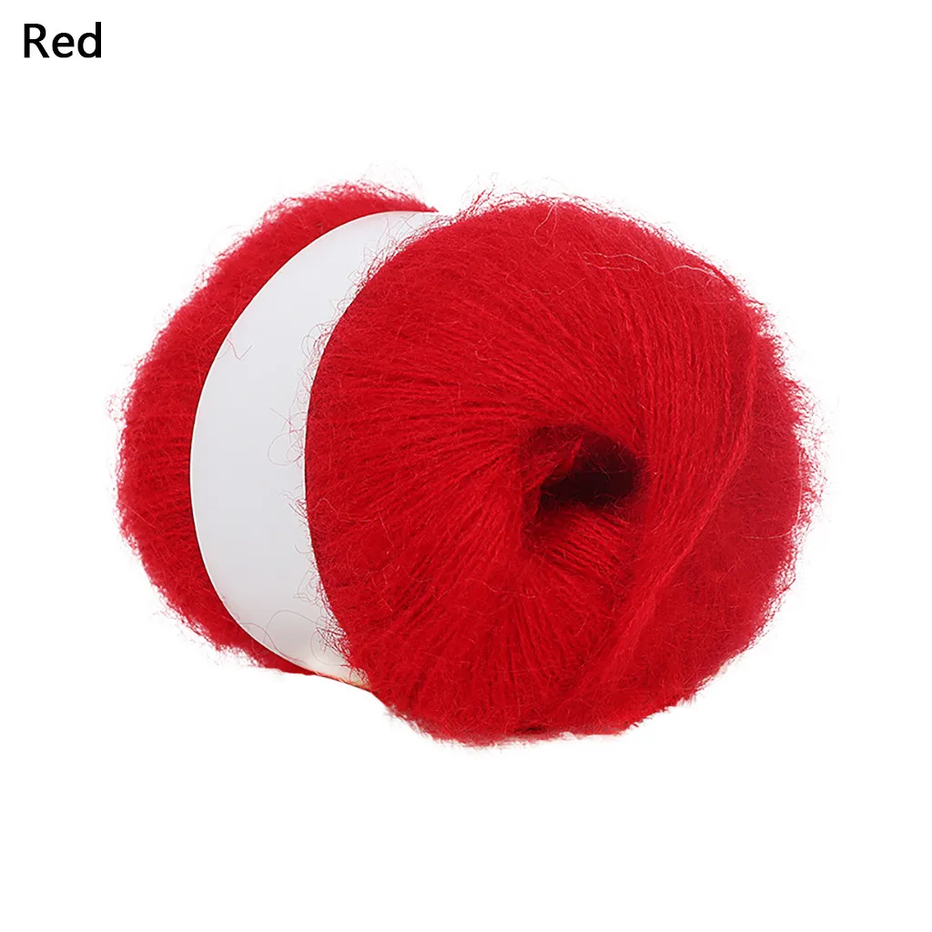 Red Шерстяная нить DIY тканая пряжа для ручного вязания вязаное одеяло крючком пряжа^ 30 - Цвет: Red