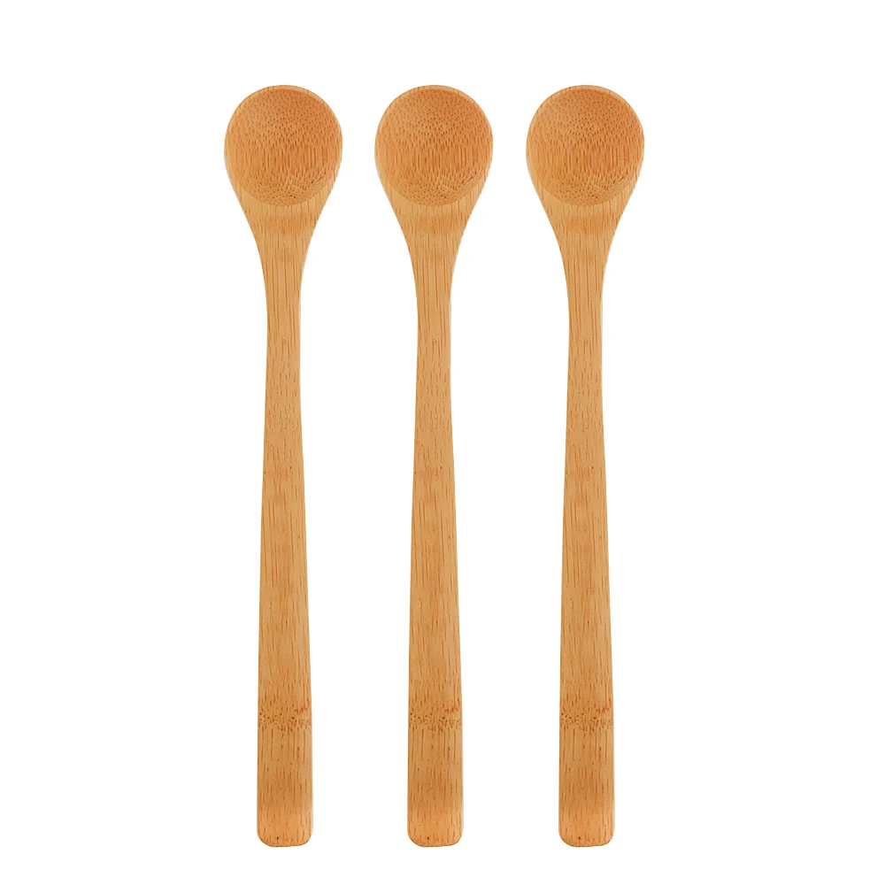 Лидер продаж кофейная ложка с длинной ручкой креативная посуда из массива дерева