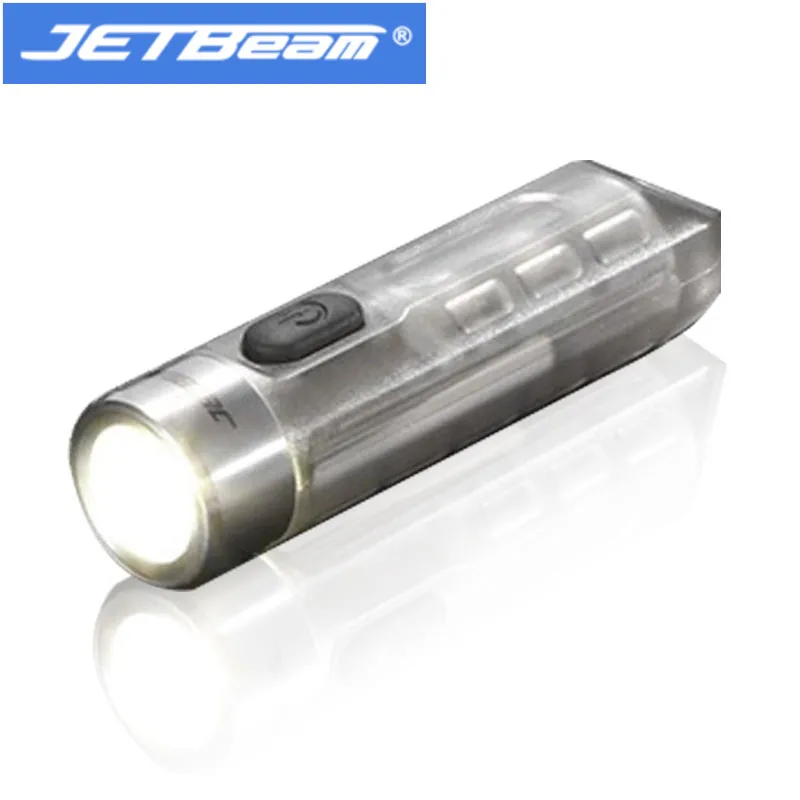 

Jetbeam MINI ONE Flashlight Five Colors Multi-purpose EDC Light Type-C USB Portable Ultraviolet Key-chain Torch MINI flashlight