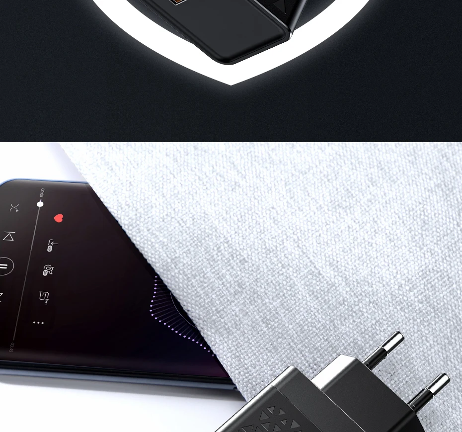 TOPK Quick Charge 3,0, зарядное устройство для мобильного телефона, 18 Вт, быстрое USB зарядное устройство, штепсельная вилка европейского стандарта, настенное USB зарядное устройство, адаптер для iPhone, samsung, Xiaomi, LG