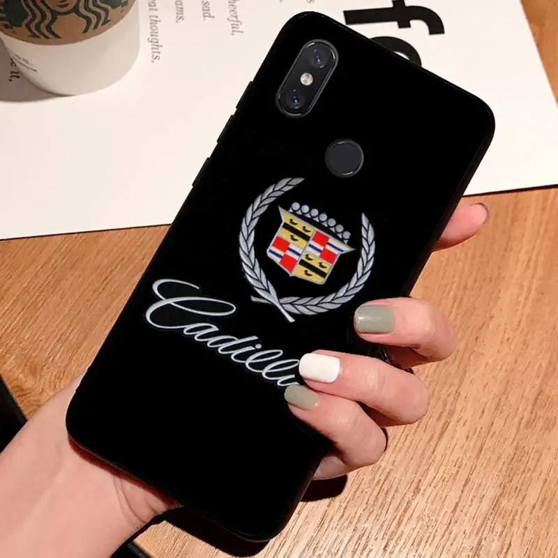 

Stylish Luxury Sports Car for Cadillac Phone Case For Xiaomi Redmi note 7 8 9 t k30 max3 9 s 10 pro lite high quality funda