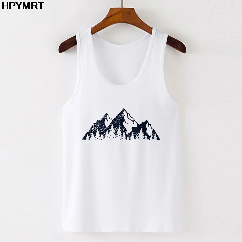 

Summer Aesthetic mountain Print Fashion Top Women Sexy Camis Vest Sleeveless Streetwear Female Casual Tank Tops Clothing Vintage