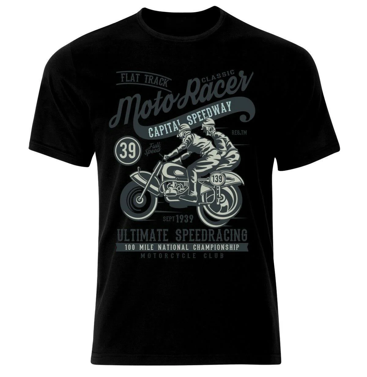 

Motocross Motorcycle Bike Rider Men's Summer Cotton O-neck T-shirt