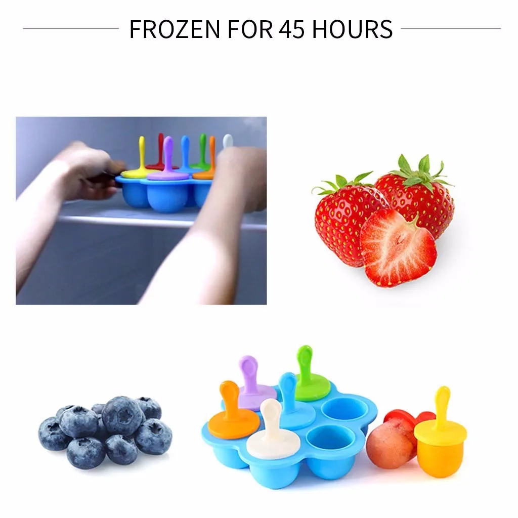 Мини-форма для мороженого попсов мячей формы Фруктового сделай сам пищевая
