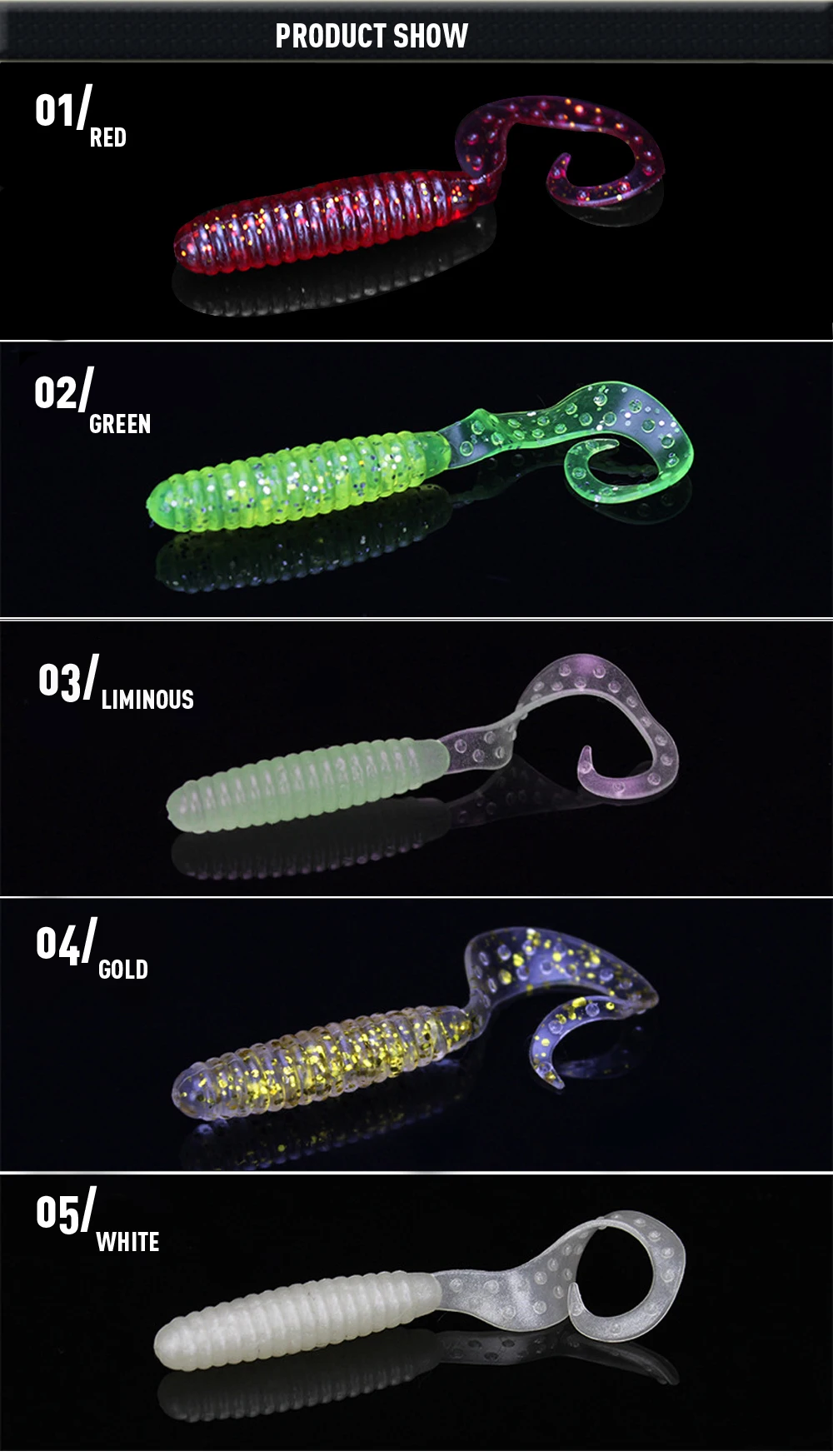 JACKFISH, 3 шт./лот, Мягкая приманка, Сатурн, червь, 2,4 г, 6,5 см, плавающие приманки, силиконовая Мягкая приманка для ловли карпа, искусственная Мягкая наживка для рыбалки