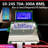 10s to 24s bms 72v 60v 48v bms 70a 80a 100a 200a 300a lithium lipo lifepo4 lto battery protection board with bluetooth app