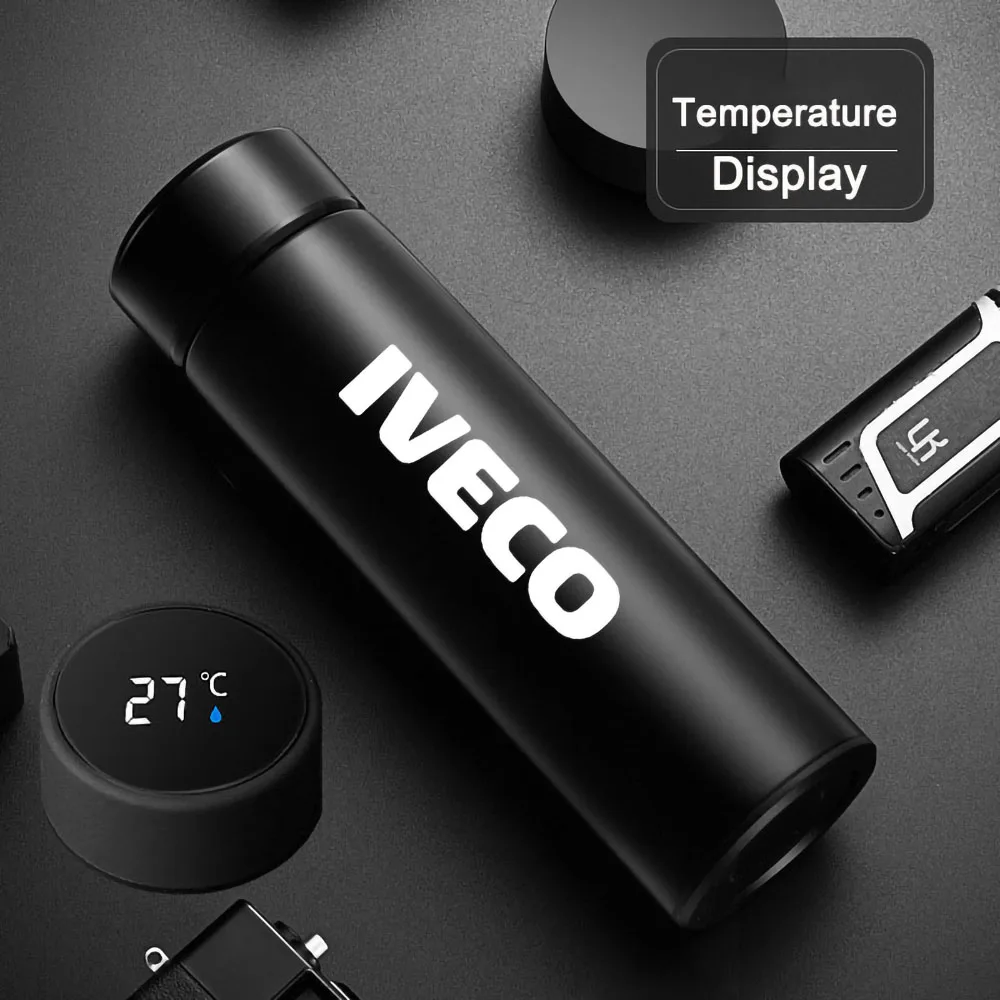 

500ML 304 Stainless Steel Tumbler Vacuum Thermal Flask Thermos Keep Warm And Cold Bottle For IVECO Banner 3ft X5 Ft 3ftx 5ft