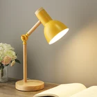 Популярная Настольная лампа в скандинавском стиле, Современная прикроватная лампа для спальни, детский офисный светильник для чтения книг, промышленный Настольный светильник, штепсельная вилка стандарта США и ЕС