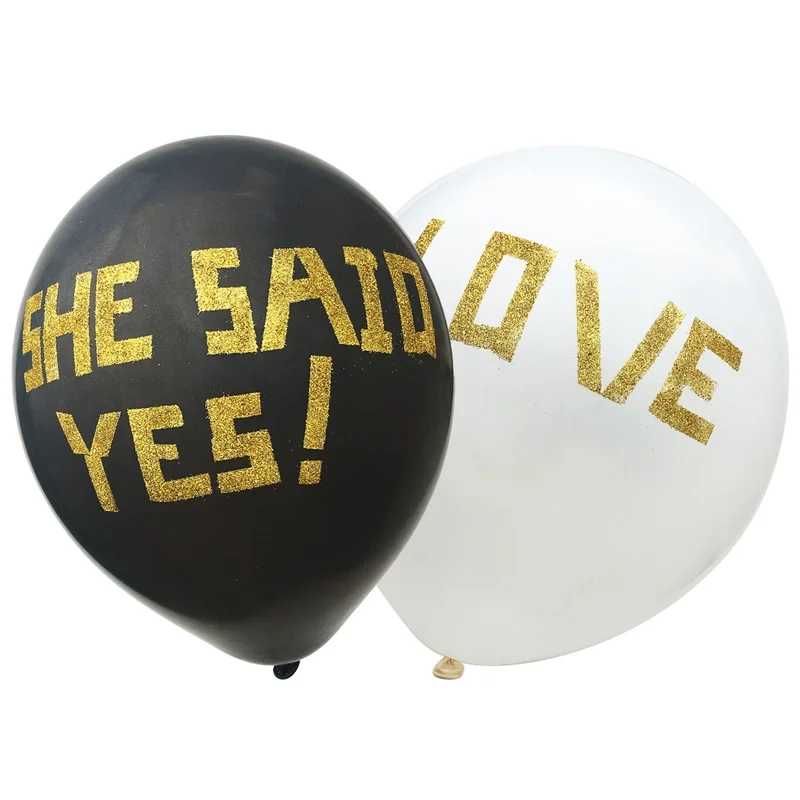 10 шт 12 дюймов золотой порошок латексные шары День рождения вечерние Конфетти