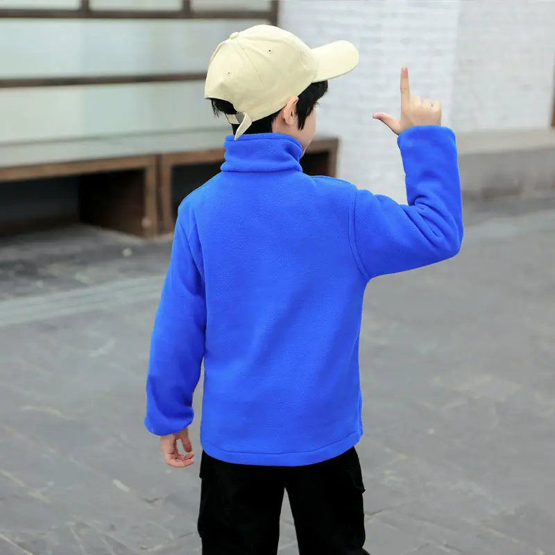 

Winter Polyester Jacket For Boy New 2021 Plus Velvet Thickening Removable Triple Outdoor Sportswear Casual Children's Clothing