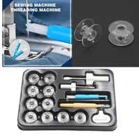15pcs diy sewing tool household automatic threading needle changer sewing machine lead industrail sewing bobbin