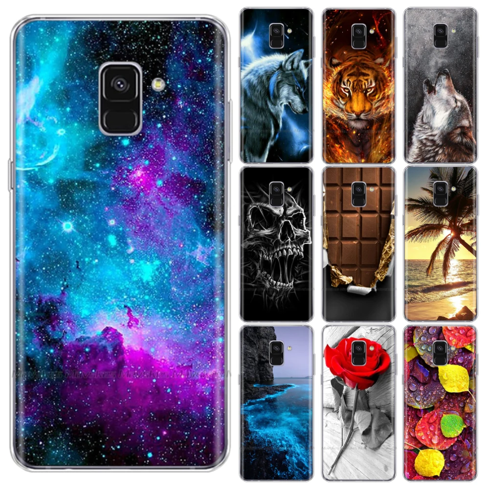 

Soft Silicone TPU Case For Samsung Galaxy A8 Plus 2018 Back Case For Samsung Galaxy A8 A8+ 2018 Phone Case Cover Bumper Shell