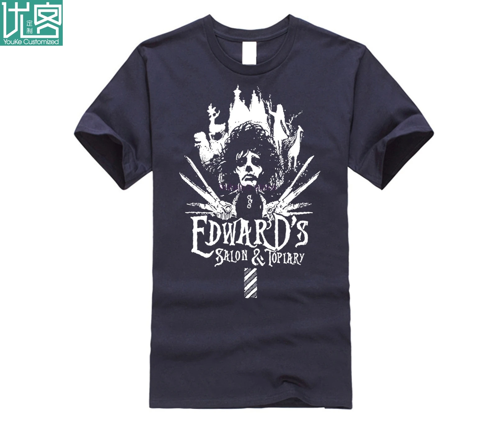 Новинка 2019 100% хлопок мужские футболки с черепом Megadeth Эдвард руки ножницы