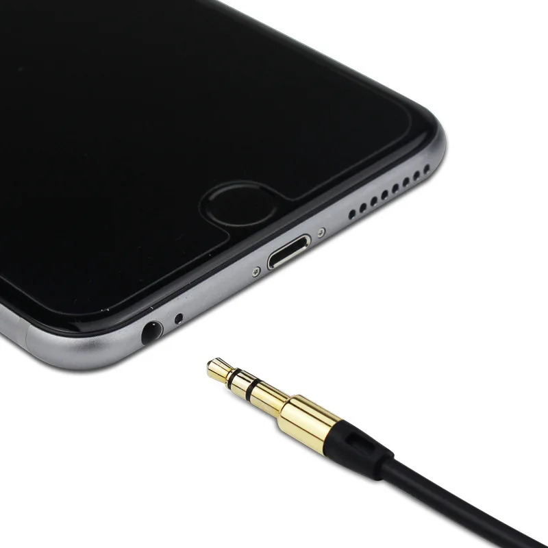 1M AUX Cable Jack 3.5mm Audio Male Speaker Cord for Headphones Car Xiaomi Redmi 5 plus Oneplus Gold-plated iPhone |