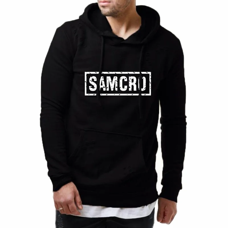

Мужские толстовки с капюшоном SOA Sons of анархия, детские модные принты SAMCRO, высококачественные модные мужские спортивные костюмы с капюшоном ...