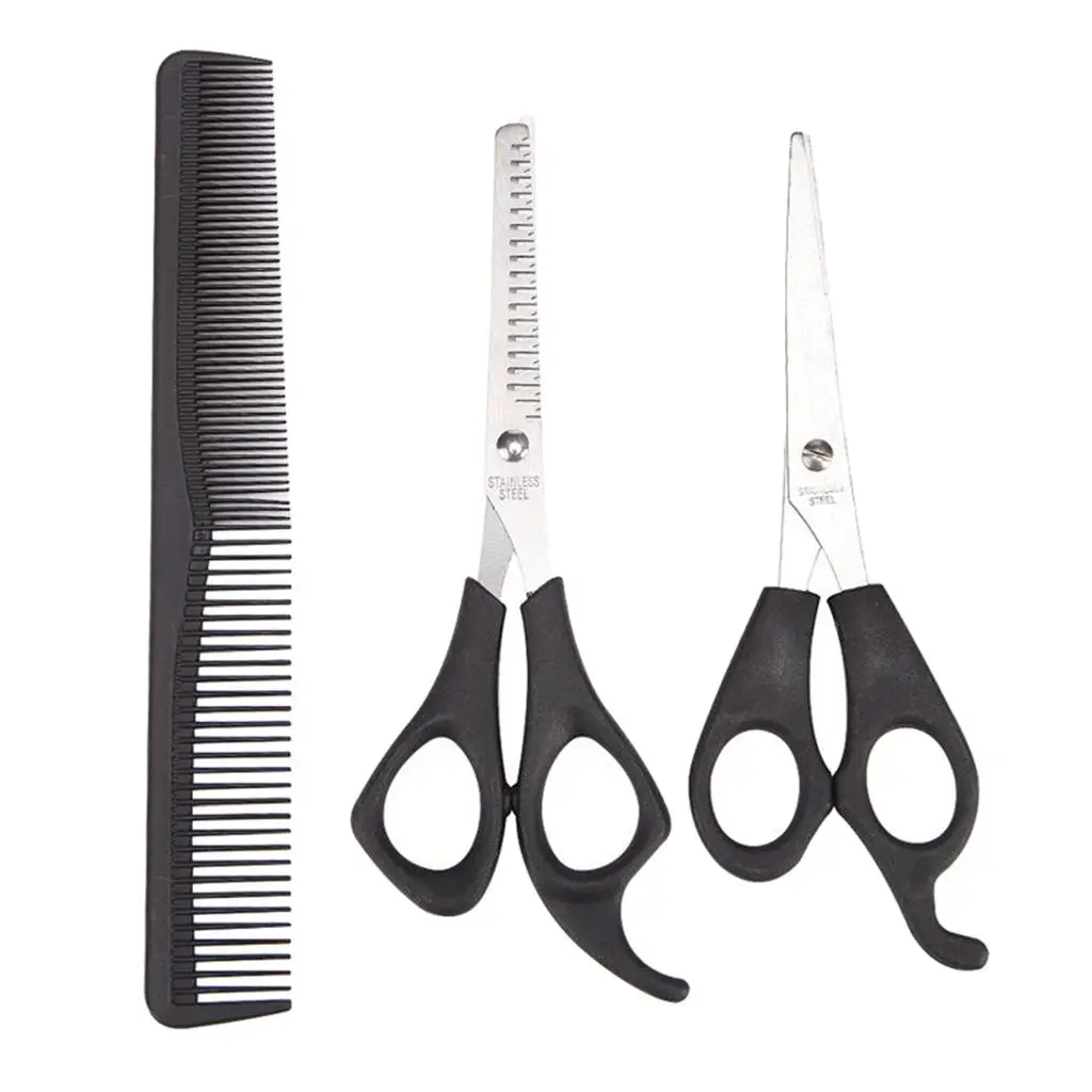 

3 Pcs/Set Stainless Steel Hair Cutting Thinning Scissors Barber Tool Hair