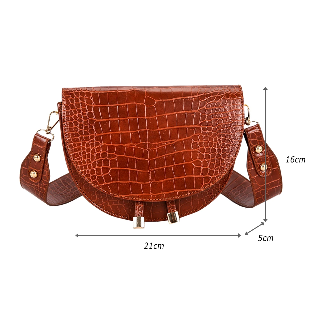 

Women's Designer Luxury Handbag 2021 Fashion New High quality PU Leather Women Handbags Crocodile pattern Shoulder Messenger Bag