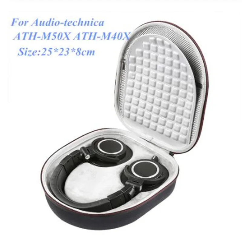 Легкий Чехол для наушников Жесткий Audio Technica ATH M50X M40X M50S M20X чехол
