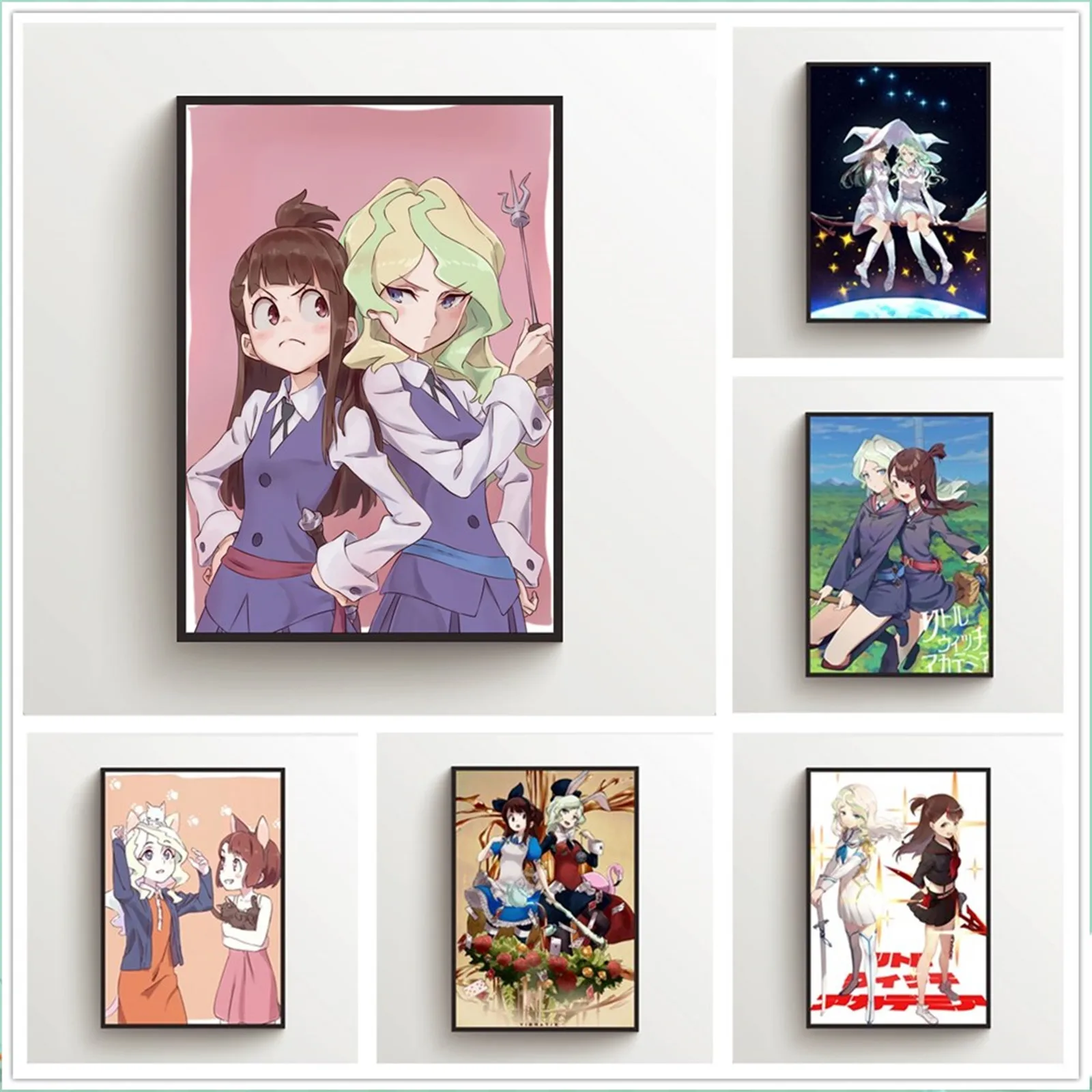 

Little Witch Academia Atsuko Diana Anime Poster Picture Bar Shop Door Wall Decor