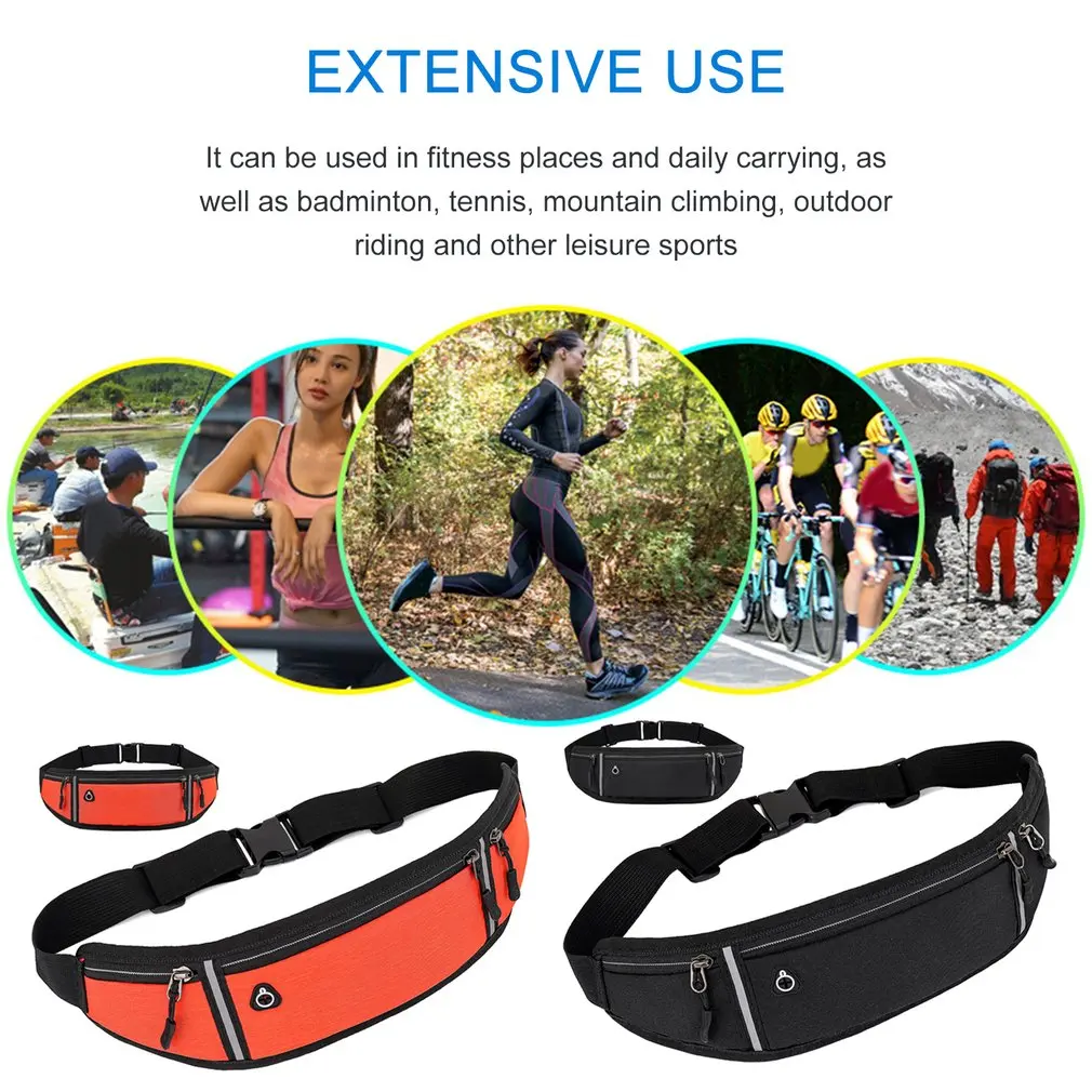 

Professional Running Waist Bag Sports Belt Pouch Mobile Phone Case Men Women Pouch Gym SportsBags Running Belt Waist Pack