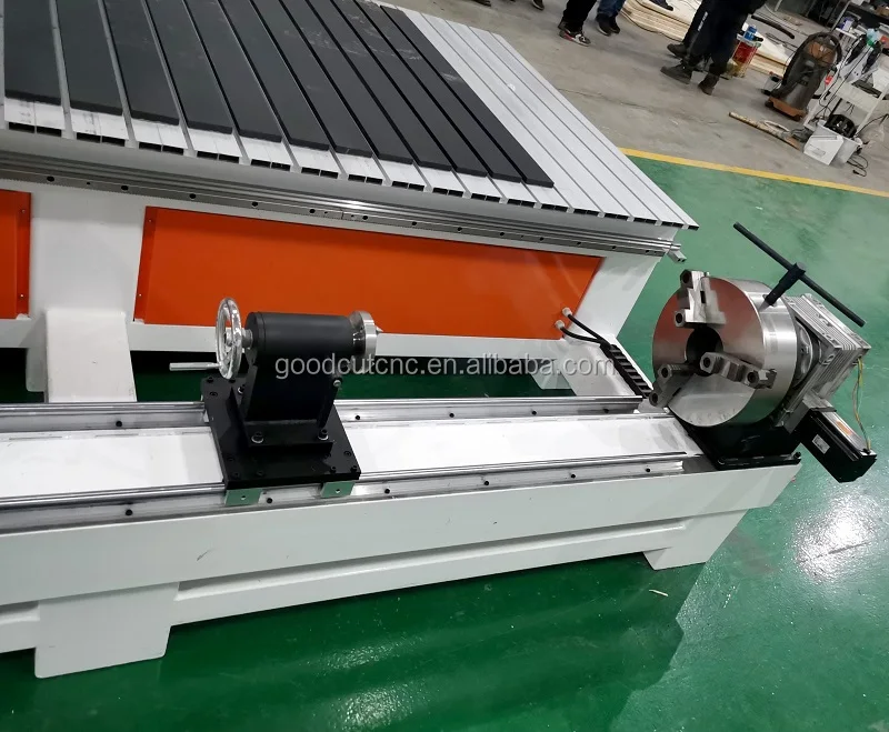 

High quality 4 axis cnc woodworking machine with nc studio v10 controller